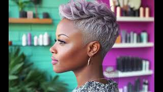 25 Top Summer Color Pixies for Black Women | Bold & Beautiful Hair Inspo! #BlackGirlsHairRocks