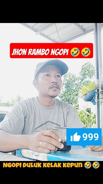 Komedi ajak Rambo ngopi🤣🤣 #shorts #comedy #lucu #rambo