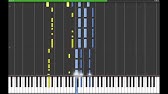 David Guetta Titanium Virtual Piano Youtube - roblox piano sheets titanium