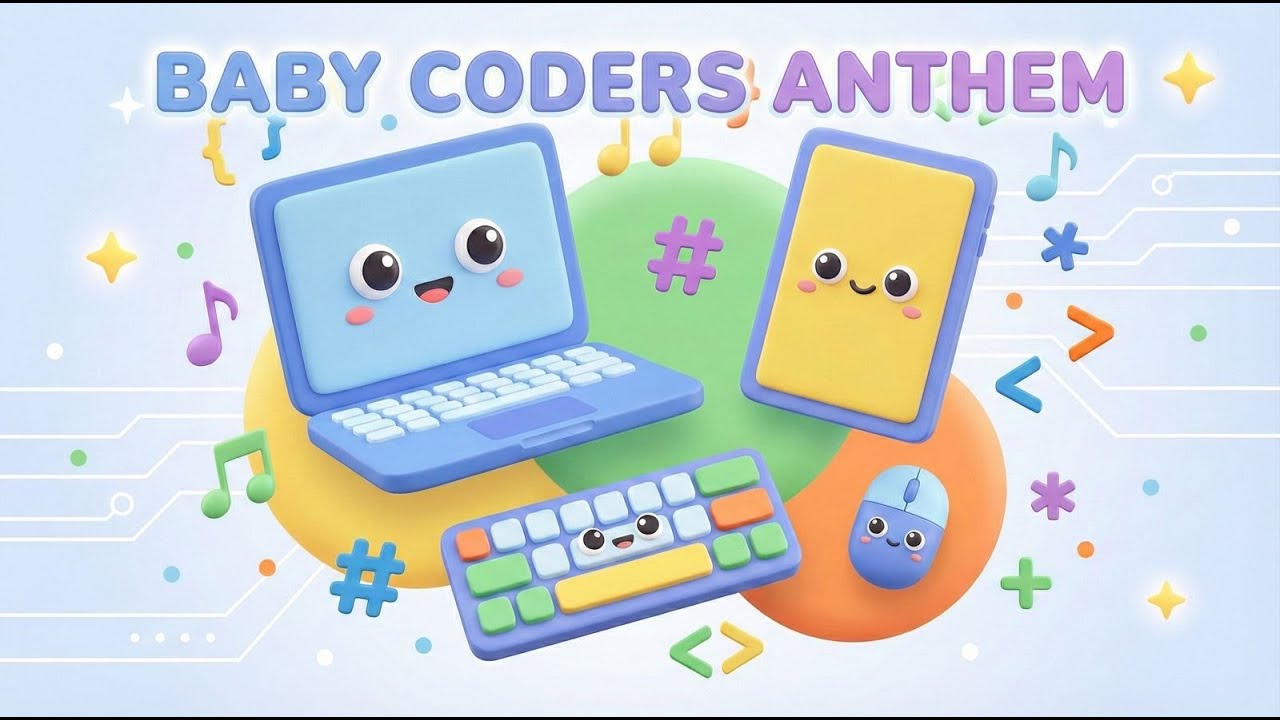 Baby Coders Anthems | Fun Tech Songs for Smart Kids – Biuda Kids - YouTube