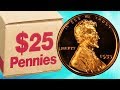 WE STUMBLED ONTO A PERSONAL PENNY COLLECTION!! COIN ROLL HUNTING COMPETITION HUNT, PENNIES
