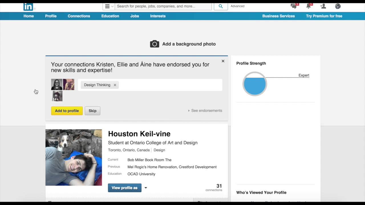 Linkedin interaction - YouTube