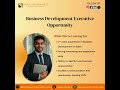 Hiring Experienced Business Development Executives | Grow Your Career with Us!