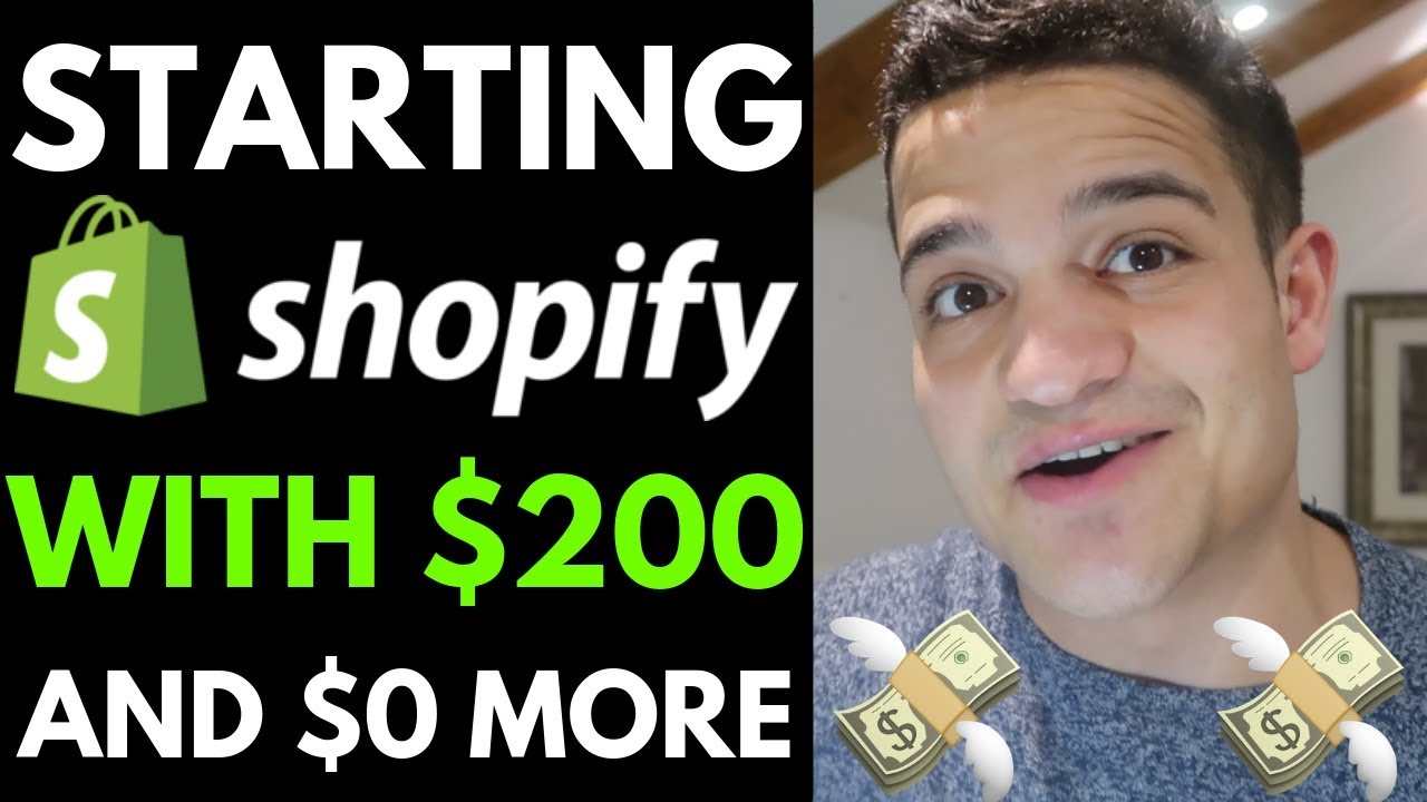How To Start Dropshipping WITH ONLY $200 (Without Investing A $1 More) On Shopify - YouTube