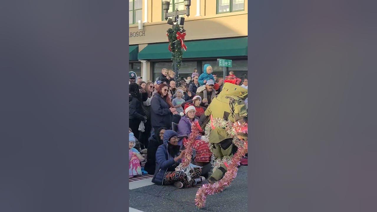 Bel Air Christmas Parade Color Guard and Bel Air Explorers Post 9010