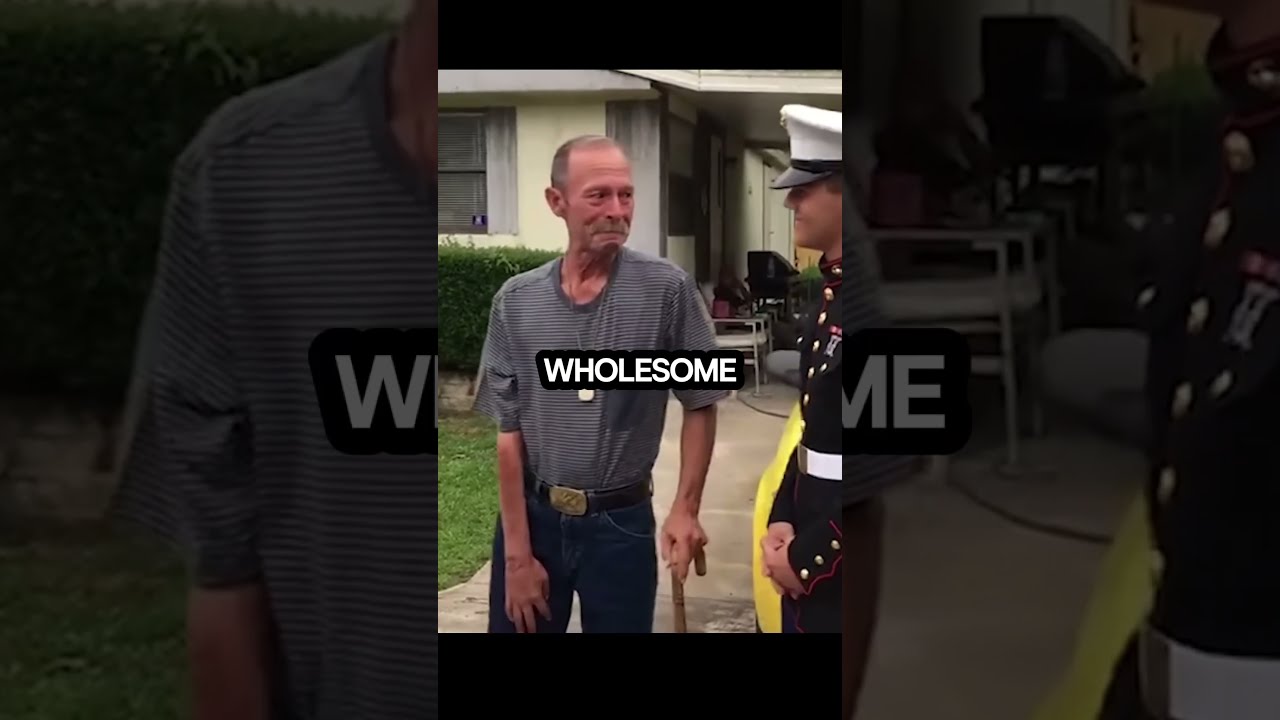 This Retired Marine Got The Best Birthday Present Military Army Militaryhomecoming