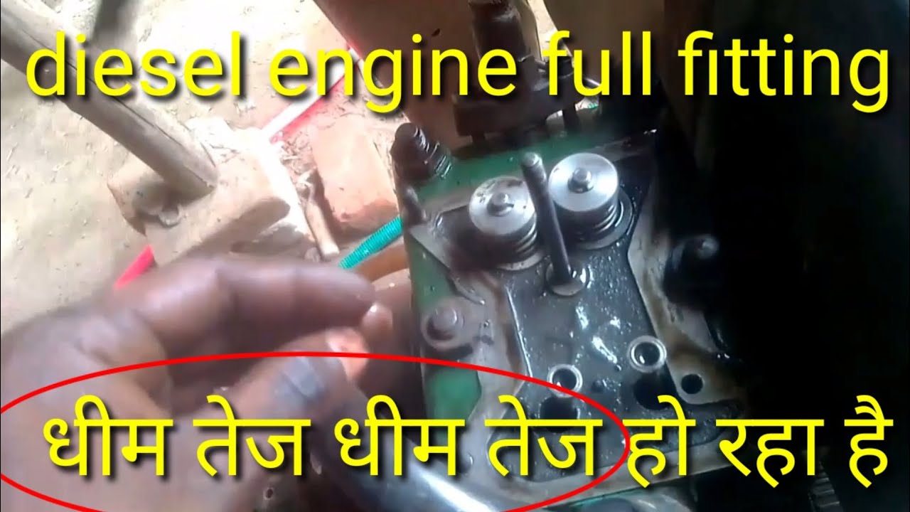 8 HP Kirloskar diesel engine full repairing,budhvilas - YouTube
