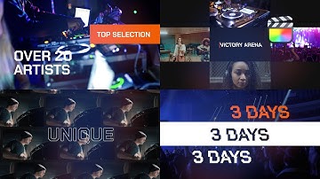 Music Event Modular Template for Final Cut Pro — MotionVFX