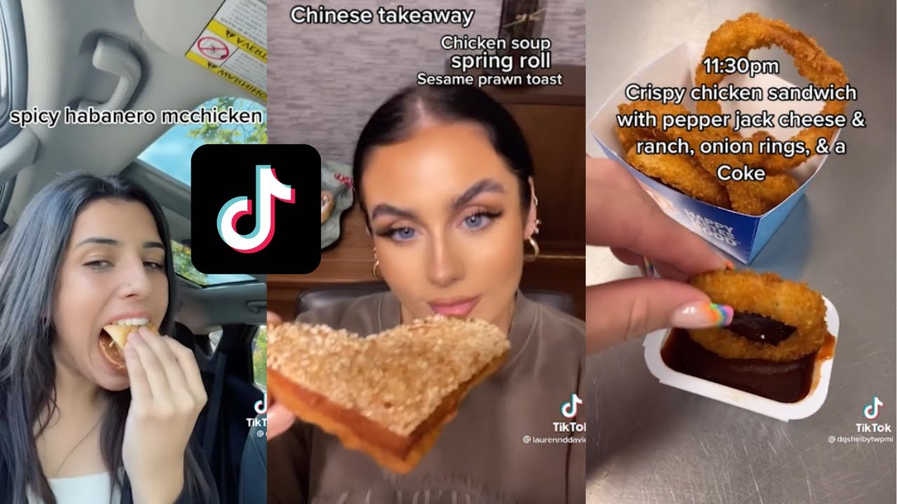 🍕  What I eat in a day *FASTFOOD EDITION* pt. 1 🍕| Tiktok Compilation