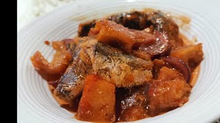 CANNED SARDINES w/ CHICHARON X GARLIC FRIED RICE