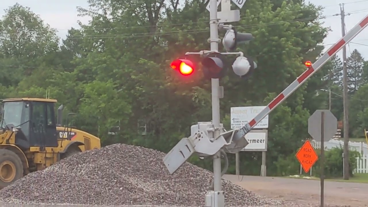 BNSF Works Train in Askov, MN