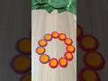 Simple Rangoli | Satisfying Rangoli |Easy Rangoli Tips and Tricks | asmr#rangoli#satisfying#asmr