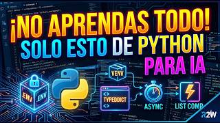 Python para IA 2026: Lo mínimo que SÍ debes saber (Guía Rápida)