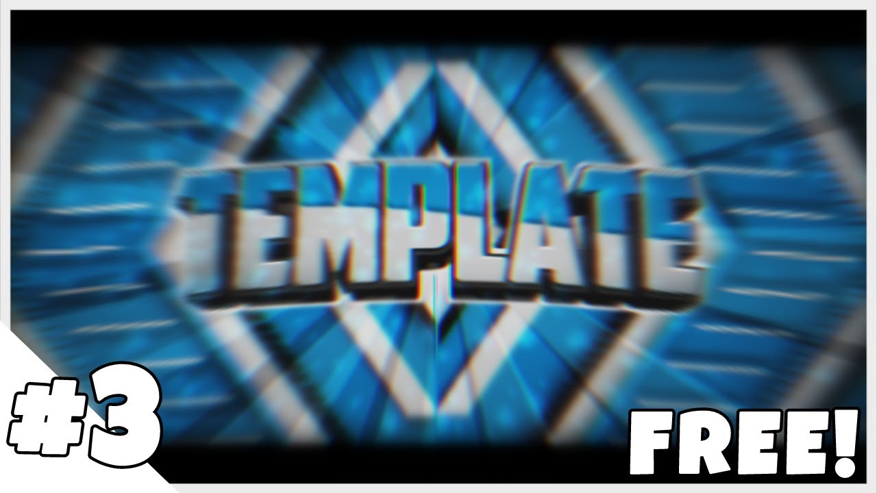 [#3] BLUE TEMPLATE INTRO - YouTube