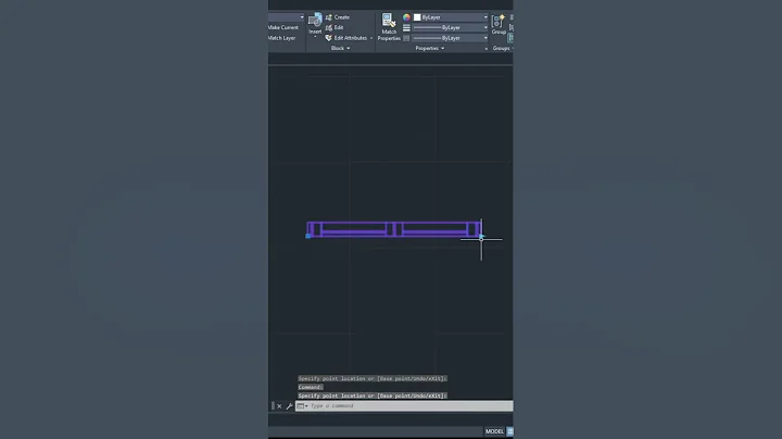 AutoCAD Tips - 8 Dynamic Block Window #Shorts #autocad