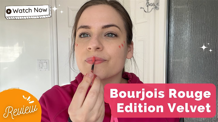 Bourjois rouge edition velvet 04 review năm 2024