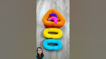 Color changing relaxing Voicing and of pop tube #asmr #creative #satisfying#relaxing #voicings