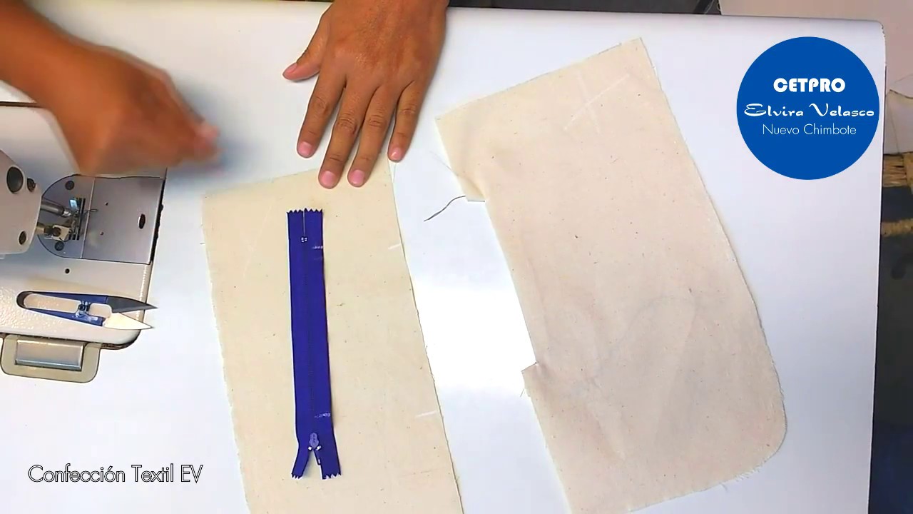 Cómo hacer Bolsillo Ojal con cierre
