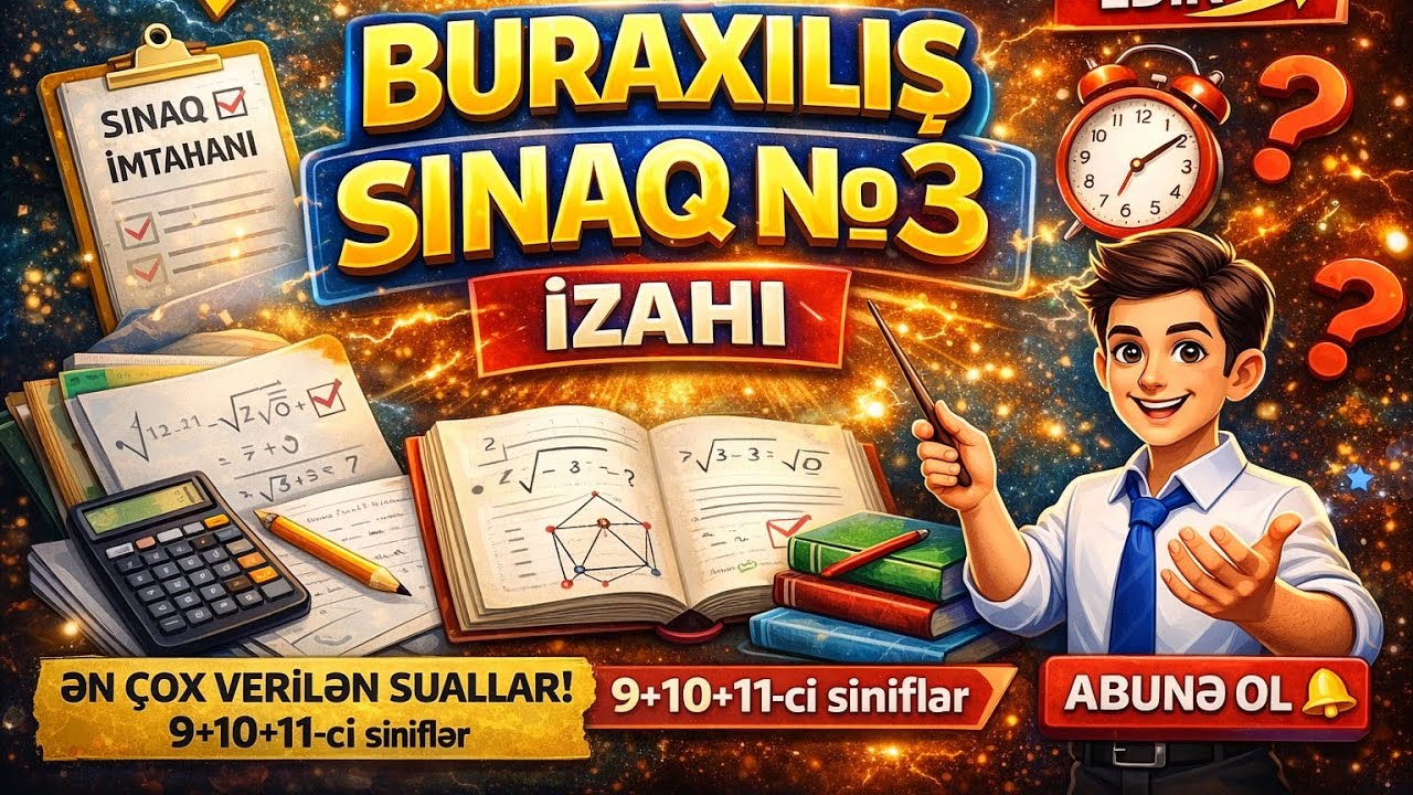 11 BURAXILIŞ SINAQ -N3 izahı