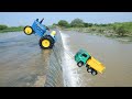 Tata dump truck accident break failed biggest waterfall pulling out ford tractor  hmt 5911  cs toy