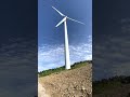 Wind power turbine and blade scale #Shorts