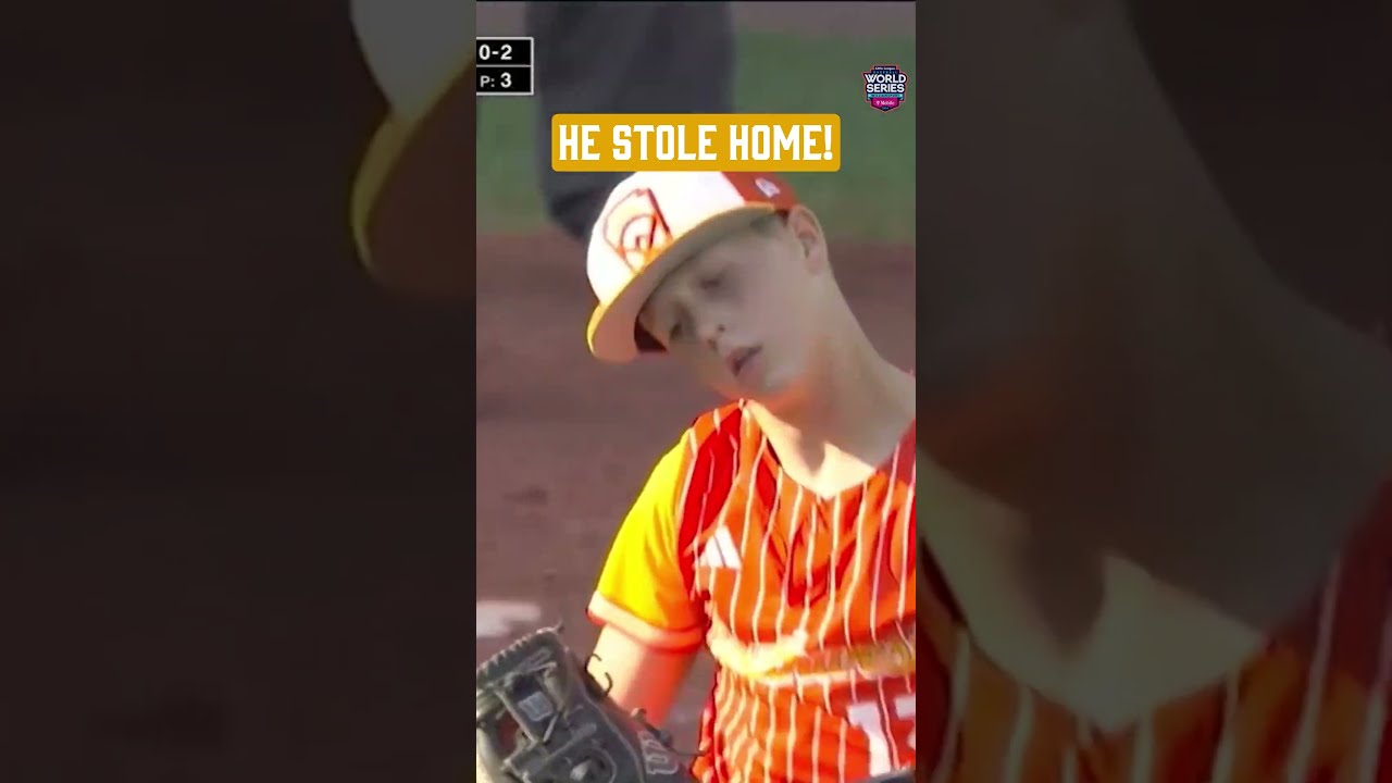 STOLE HOME IN THE LITTLE LEAGUE WORLD SERIES 