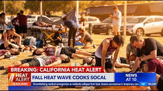 Shocking Images Of EXTREME Heatwave in California - RED Heat EMERGENCY Alert