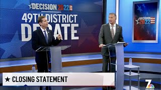 49th Congressional District Debate - NBC San Diego - October 14, 2022