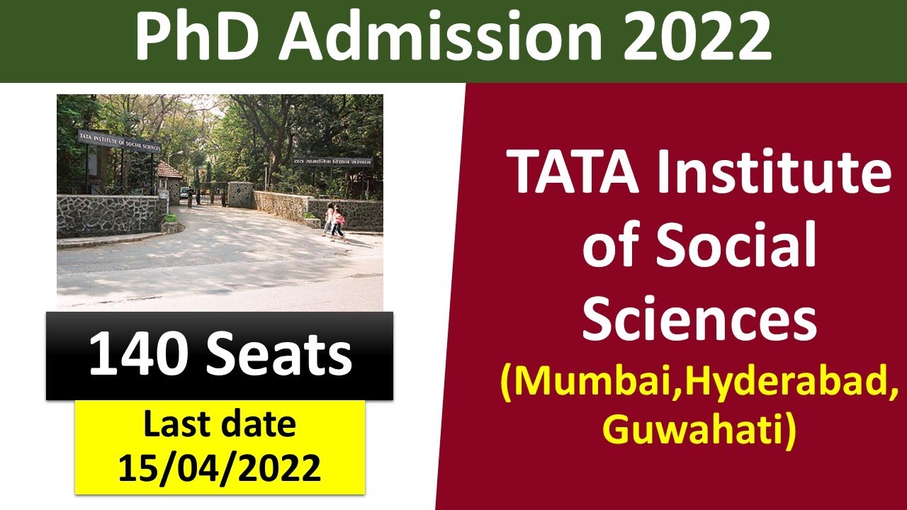 tiss phd application form 2022