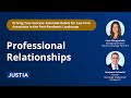 Hello, in this clip from our Justia Webinar, Essential Habits for Law Firm Associates in the Post-Pandemic Landscape, Lana Manganiello and Benjamin Schwefel, will guide you through the importance of...