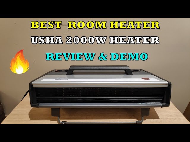 Usha Room Heater - Review u0026 Demo | Best Portable Room Heater - 2020 -  YouTube