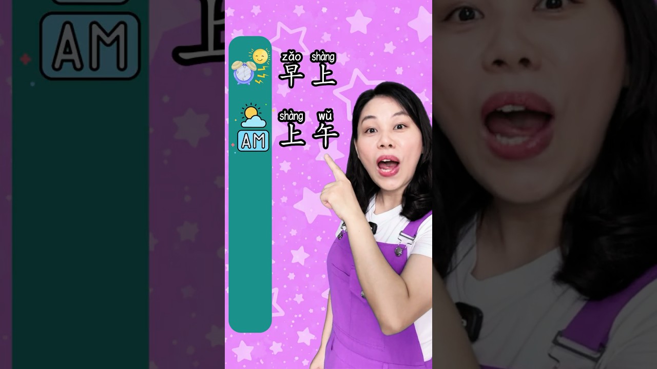 Times of Day in Chinese 🇨🇳 Morning to Night