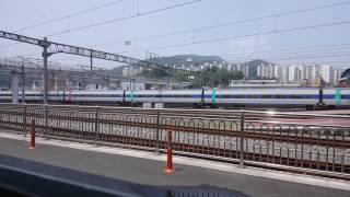 KTX 008호기 용산 → 여수엑스포 #709 순천역 진입영상(테크닉)