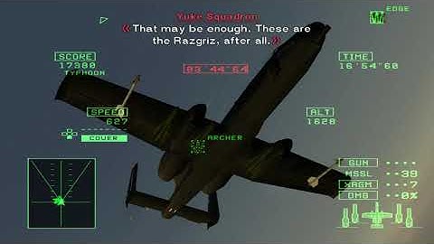 Ace Combat 5 but missiles and guns are MPBMs