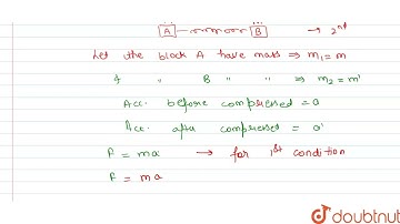 Two blocks of masses m and m\