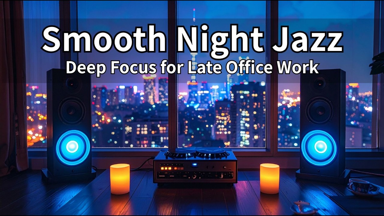 Smooth Night Jazz – Deep Focus for Late Office Work