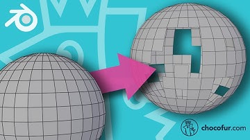 Blender 2.8 Beginner Tutorial PART 14: Deleting and Merging Meshes