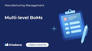 Multi-level BoMs in Kladana
