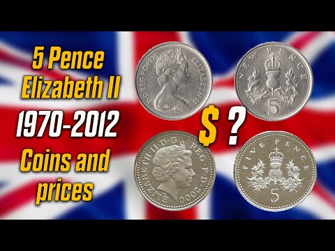 Queen Elizabeth II 5 Pence Coins: How Much Do You Really Pay?