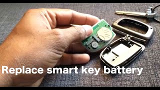 How to replace Hyundai smart key battery (Grand i10)