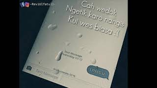 Story wa 30 detik (nelongso atiku) cewek ngetik sambil nangis