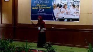 Juara Satu Baca Puisi Tingkat Internasional: Gerilya, Karya W S Rendra