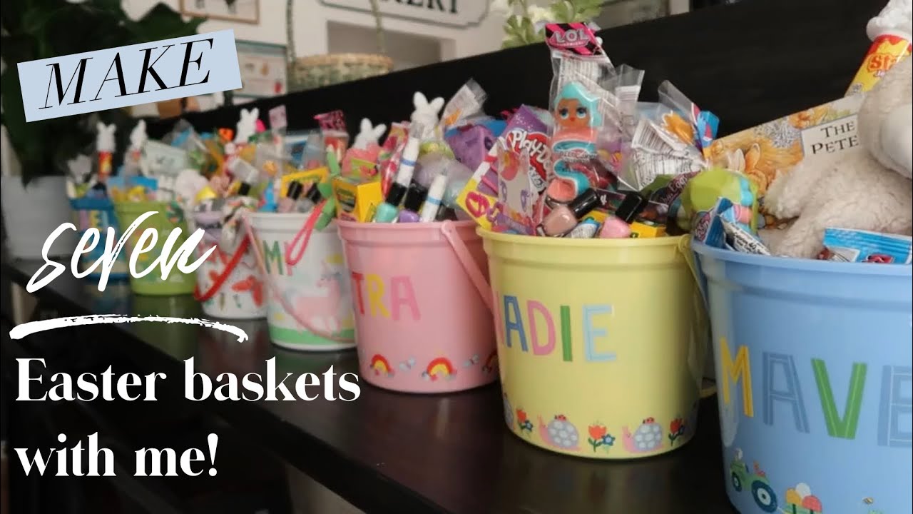 Easter Baskets 2022, Easter Basket, Easter Basket Ideas, Easter Basket Haul, Large Family Easter
