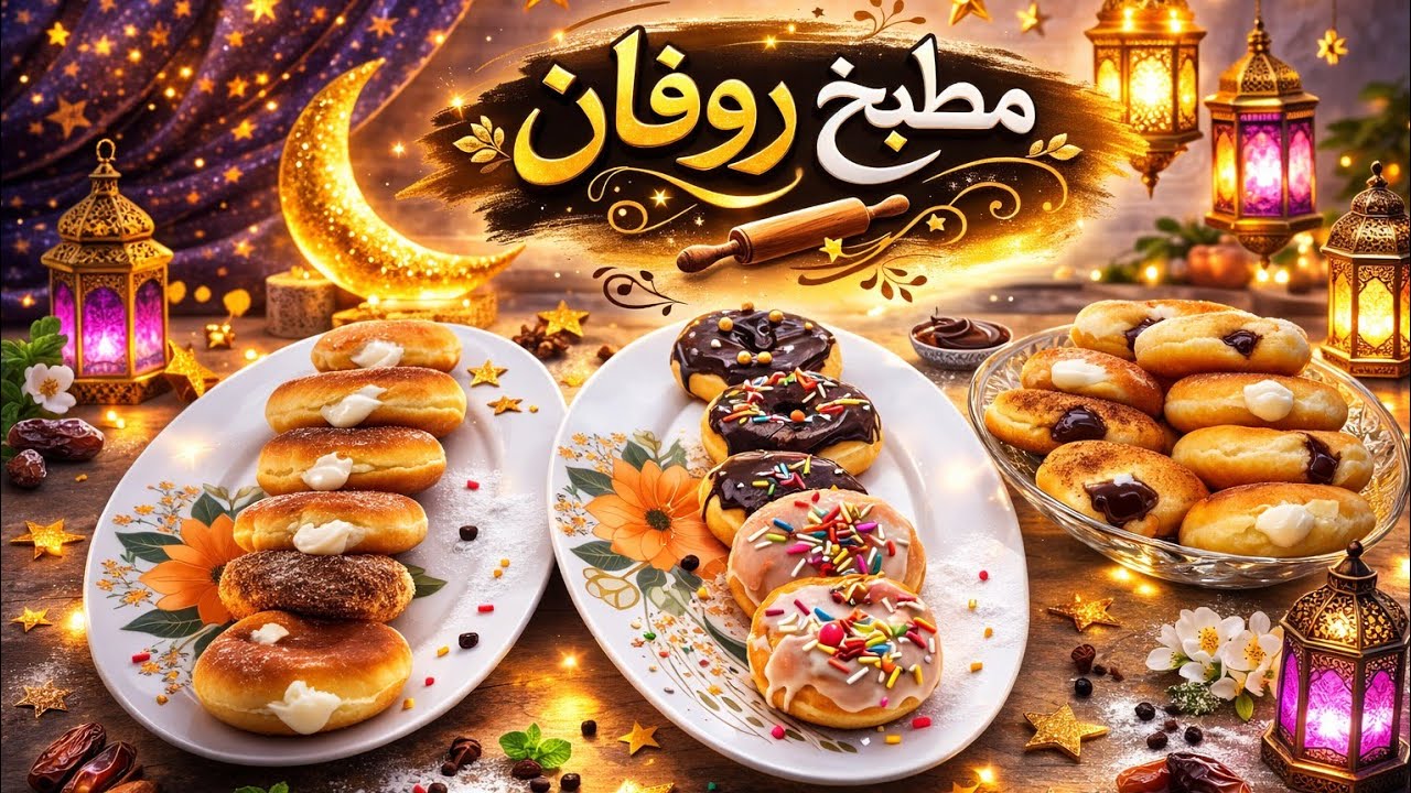 دوناتس البيت القطنية المحشية… أنجح من المحلات وبمكونات بسيطة!