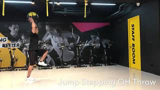 ε’ζ₯εδΈοΌJump Stepping OH Throw)