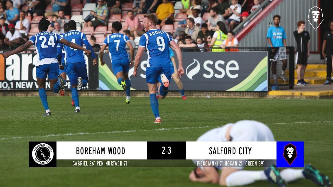 national league volley Boreham Wood 2-3 Salford City | The National League 19/04/19