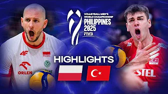 Poland 🇵🇱 vs. Türkiye 🇹🇷 - Quarter Final | Highlights | Men's World Championships 2025