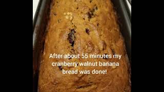 Kathy's Kitchen by Swanny Rose - How To Make Cranberry Walnut Banana Bread - Recipe and Tutorial