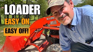 Kubota BX2360 Loader Installation and Removal | Easy On, Easy Off !