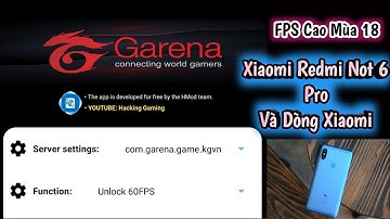 Bật FPS Cao Liên Quân Mùa 18 - Garena Support Dành Cho Điện Thoại Xiaomi Red mi not 6 Pro #2